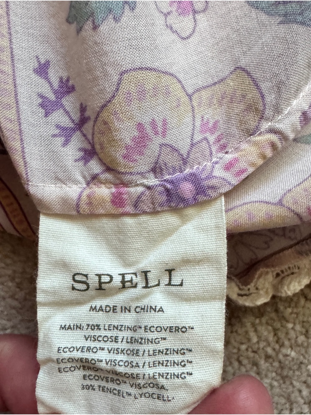 🔥🔥SALE!!🔥🔥 Spell Designs Mojave Lily Mini Floral Sleeveless mini Dress - Picture 13 of 14